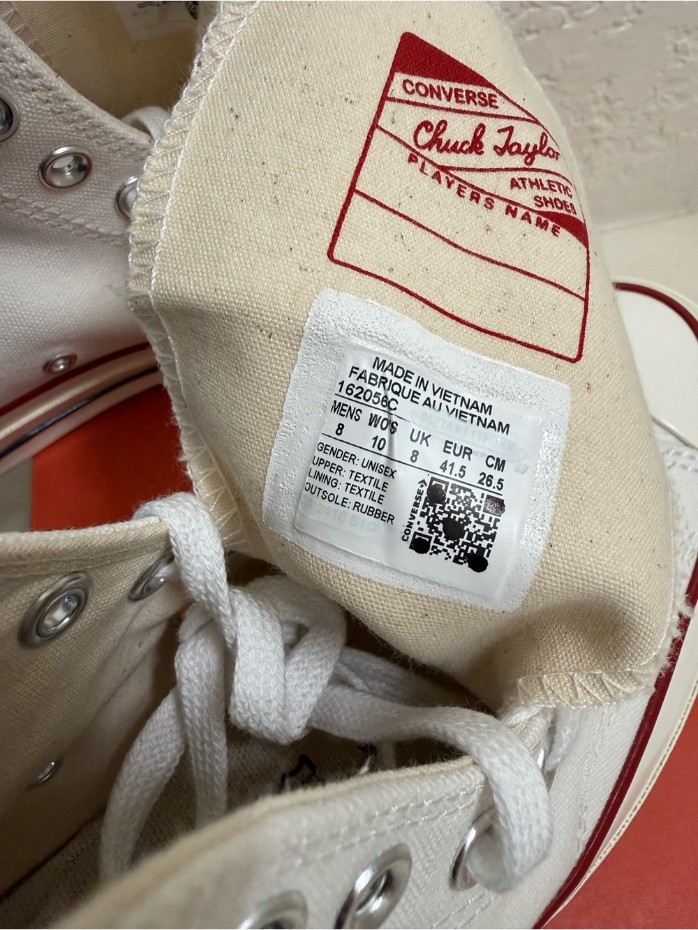 Converse Chuck 70s White/Off white High Top Sneakers - Picture 4 of 4